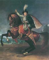 АНТУАН ЖАН ГРО. Конный портрет князя Б.Н.Юсупова. 1809
