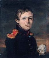 К.А. ЗЕЛЕНЦОВ. Портрет военного. 1829 (?)