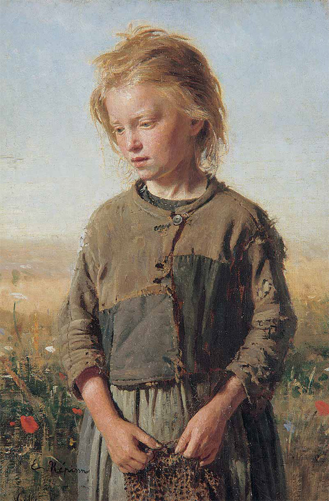 И.Е. РЕПИН. Нищая (Франция. Вель). 1874