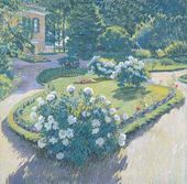 С.А. ВИНОГРАДОВ. Сад (Пионы в цвету). 1910