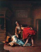 К.Ф. ГУН. Сцена из Варфоломеевской ночи. 1870