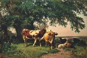 И.И. ШИШКИН. Стадо под деревьями. 1864