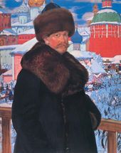 Борис Кустодиев. Автопортрет. 1912