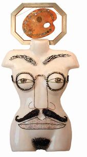 Алла БЕДИНА. Манекен «Джентльмен в очках». 2003