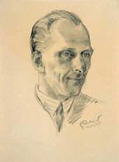 М.В. ДОБУЖИНСКИЙ. Портрет доктора В.И.Каменева (Франса). 1938