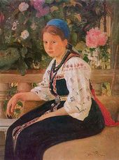 И.Е. РЕПИН. Портрет С.Ф.Мамонтовой. 1879