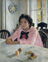 В.А. СЕРОВ. Девочка с персиками. 1887