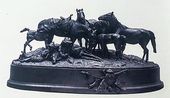Киргизский косяк на отдыхе. 1880