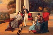 Е.С. СОРОКИН. Семейный портрет. 1844