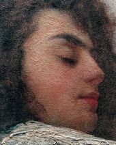 С.И. ЮНКЕР-КРАМСКАЯ. Спящая. Конец 1880-х – начало 1890-х. Фрагмент