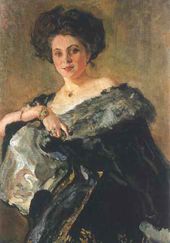 Валентин СЕРОВ. Портрет Евдокии Сергеевны Морозовой. 1908