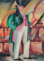 Зигмунт ВАЛИШЕВСКИЙ. Господин в зеленом фраке. 1922