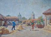Дворик в станице Михайловской. 1930
