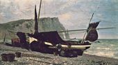В.Д. ПОЛЕНОВ. Рыбацкая лодка. Этрета. 1874