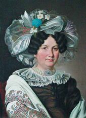 Яков АРГУНОВ. Портрет неизвестной. 1830