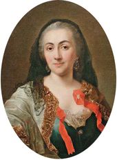 Неизвестный художник XVII века немецко-австрийской (?) школы (ранее И.П.Аргунов). Портрет неизвестной. 1759