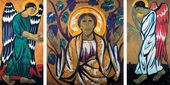 Н.С. ГОНЧАРОВА. Cпас. 1910–1911. Триптих