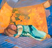 П.В. КУЗНЕЦОВ. Спящая в кошаре. 1911