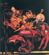 Неизвестный художник. Св. Антоний, искушаемый демоном. Ок. 1520