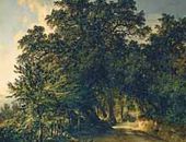 М.И. ЛЕБЕДЕВ. Аллея в Альбано близ Рима. 1836