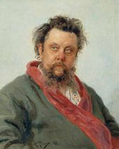 И.Е. РЕПИН. Портрет М.П. Мусоргского. 1881
