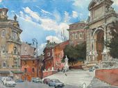 Рим. Пьяцца Фонтане. 1990