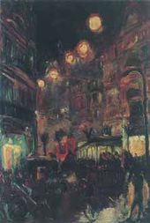 Макс Бекман. Улица ночью. 1913