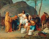 Братья Иосифа находят чашу в мешке Вениамина. 1831–1833
