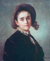 И.Н. КРАМСКОЙ. Портрет девочки в фетровой шляпе. 1883