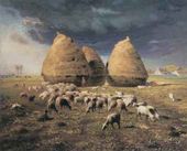 Жан Франсуа МИЛЛЕ. Стога: oсень. Oк. 1874