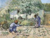 Винсент ВАН ГОГ. Первые шаги (по Милле). 1890