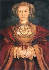 Портрет Анны Клевской, жены Генриха VIII. 1539