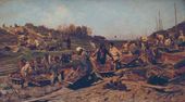 К.А. САВИЦКИЙ. Ремонmные рабоmы на железной дороге. 1874