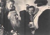 На первом плане С.Т. Коненков и Е.Ф. Белашова. Фото 1960-х гг.