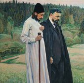 М.В. НЕСТЕРОВ. Философы. 1917