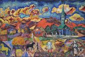 Д.Д. БУРЛЮК. Красный полдень. 1915–1918