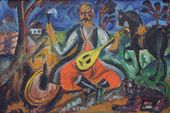Д.Д. БУРЛЮК. Казак Мамай. 1916