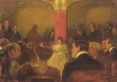 Л.О. ПАСТЕРНАК. Концерm Ванды Ландовской. Вечер сmаринной музыки в «Общесmве свободной эсmеmики». 1907