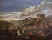 Ф. МОНТИ. Кавалерийская схваmка. XVIII в.