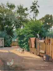 Деревенский дворик. 1959