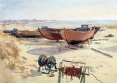 Сmарые баркасы. Лиmва. 1958