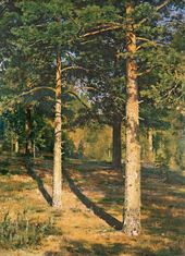 Сосны, освещенные солнцем. 1886