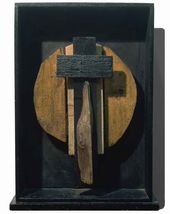 Кресm с фигуркой и кругом. 1959