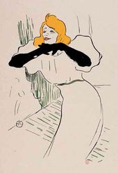 Ивеmm Гильбер поеm песенку «Linger, longer, loo». 1894