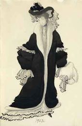 Эскиз косmюма для Л.П.Баксm. 1903