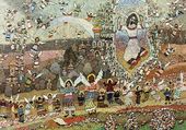 Разбрасывание и собирание камней. 1992