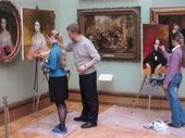 Работа в копийной мастерской Академии