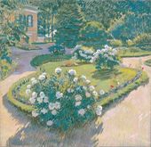 С.А. ВИНОГРАДОВ. Сад (Пионы в цвету). 1910