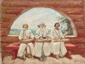 Гусляры. 1898. Эскиз