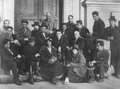 Группа художников объединения «Маковец». 1922